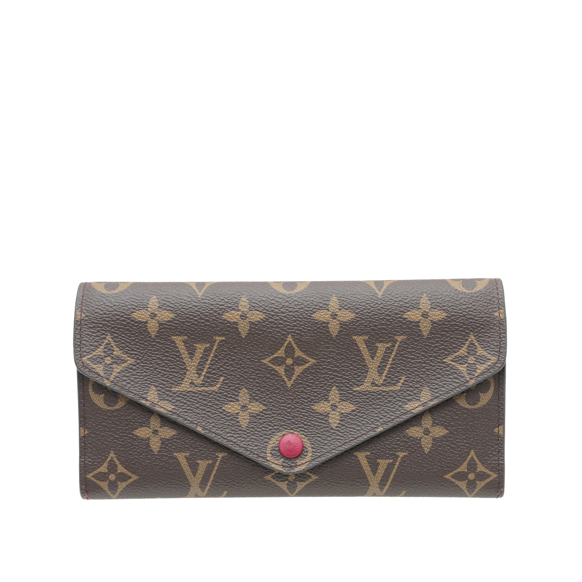 Louis Vuitton Monogram Fuschia Josephine Wallet W-MD Initials