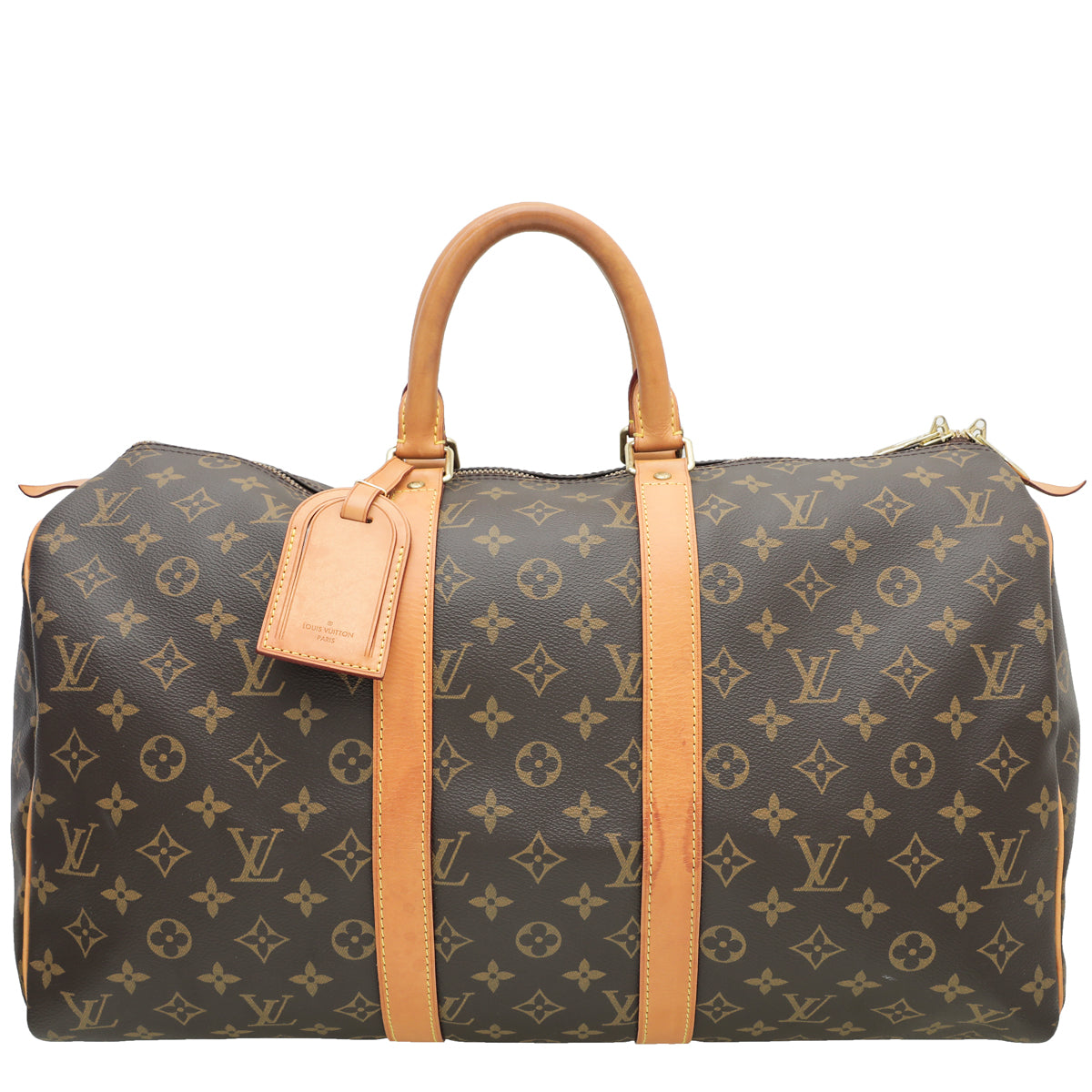 Louis Vuitton Brown Monogram Keepall 45 Bag-Louis Vuitton-THE CLOSET