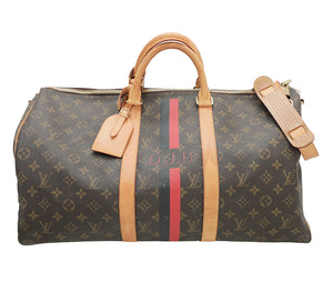Louis Vuitton Monogram Keepall 50 Bandouliere Bage