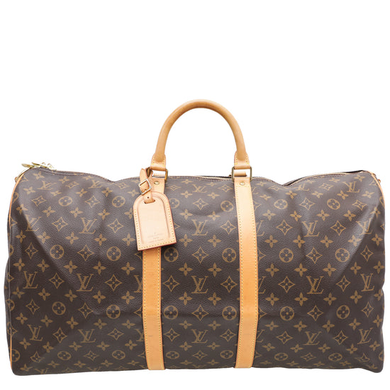 Louis Vuitton Monogram Keepall 55 Bandouliere Bag