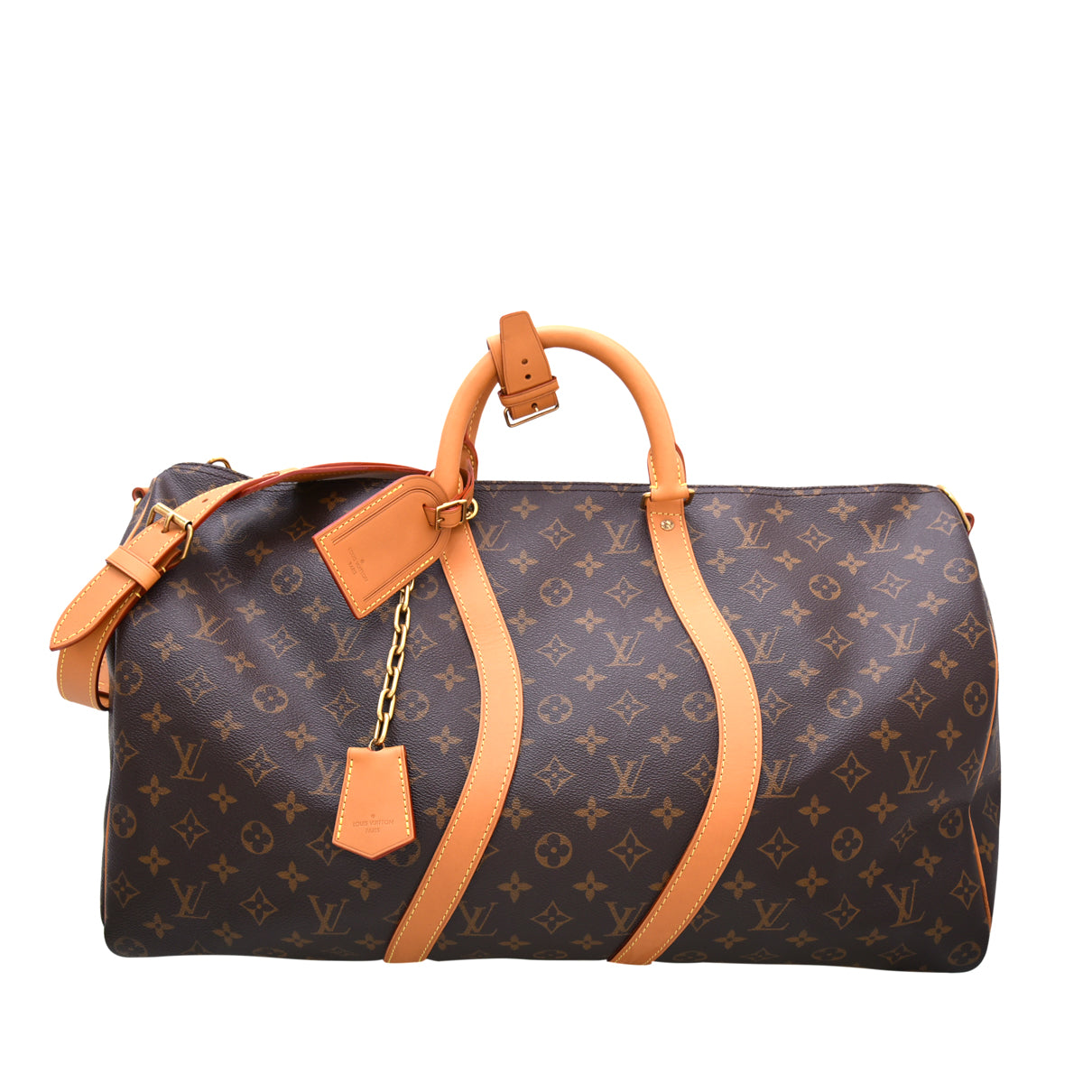 Louis Vuitton Monogram Keepall Bandouliere Wavy Bag