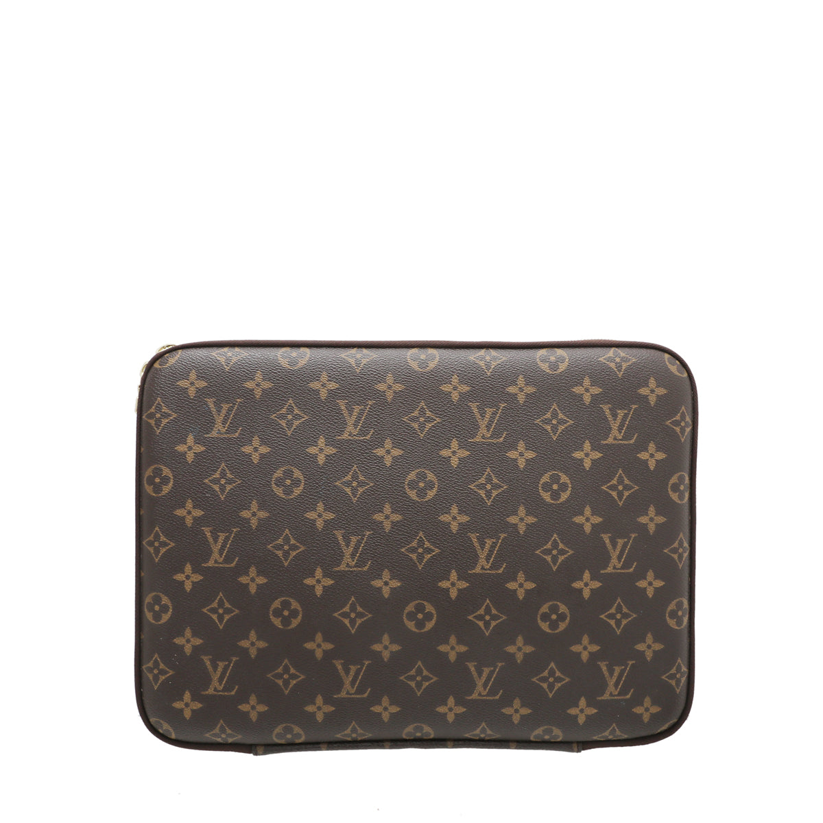 Louis Vuitton Brown Monogram Laptop Sleeve-Louis Vuitton-THE CLOSET