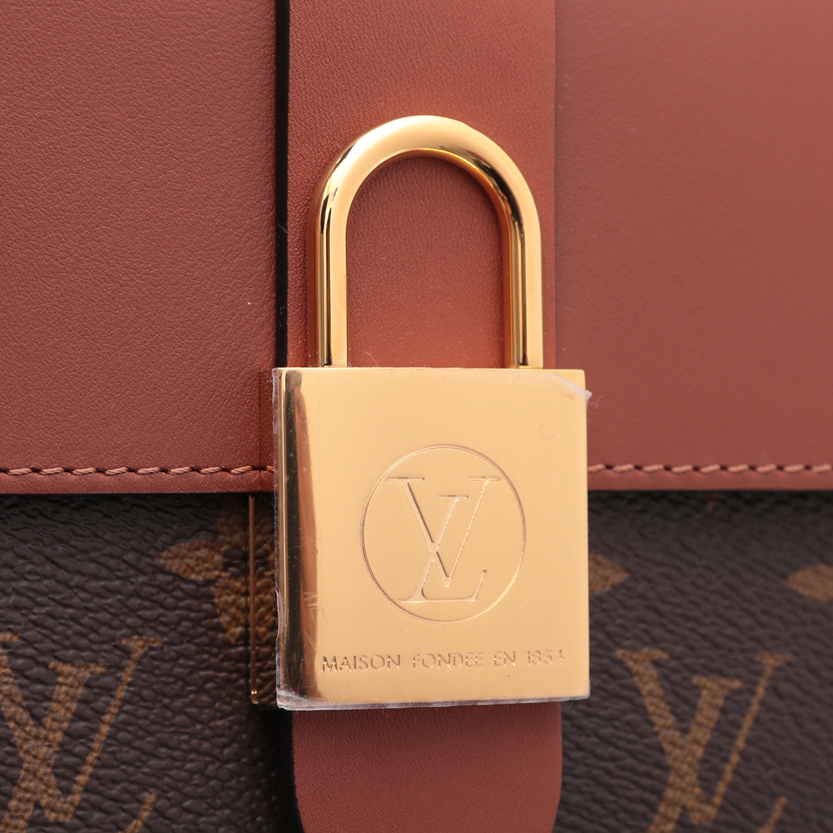 Louis Vuitton Caramel Monogram Locky BB Bag-Louis Vuitton-THE CLOSET