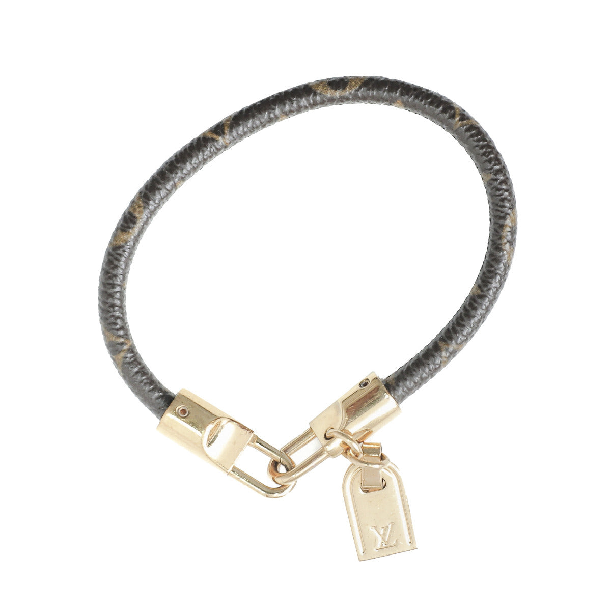 Louis Vuitton Brown Monogram Luck It Bracelet-Louis Vuitton-THE CLOSET