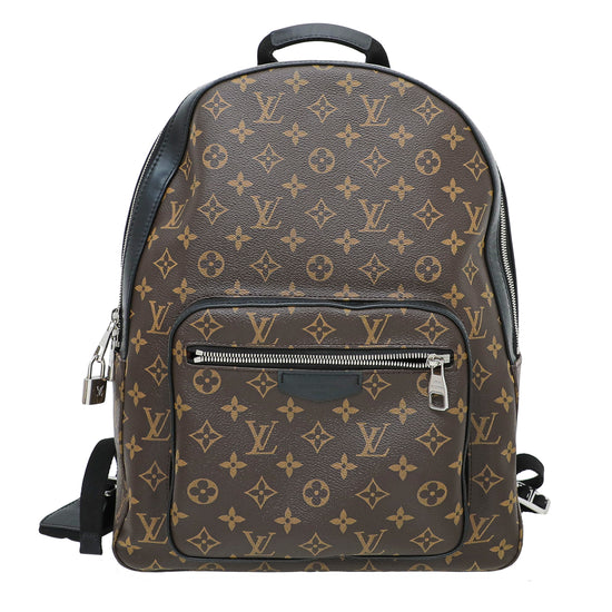 Louis Vuitton Monogram Black Macassar Josh Backpack Bag