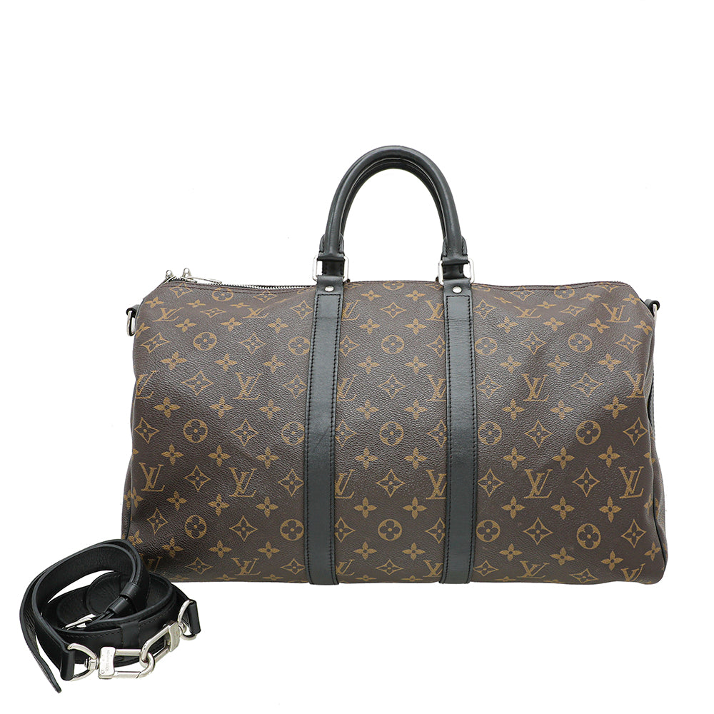 Louis Vuitton Bicolor Monogram Macassar Speedy 45 Bag-Louis Vuitton-THE CLOSET