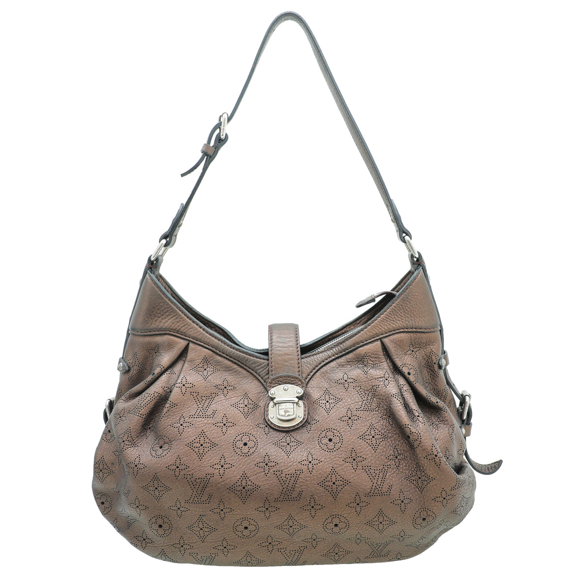 Louis Vuitton Bronze Monogram Mahina XS Bag-Louis Vuitton-THE CLOSET