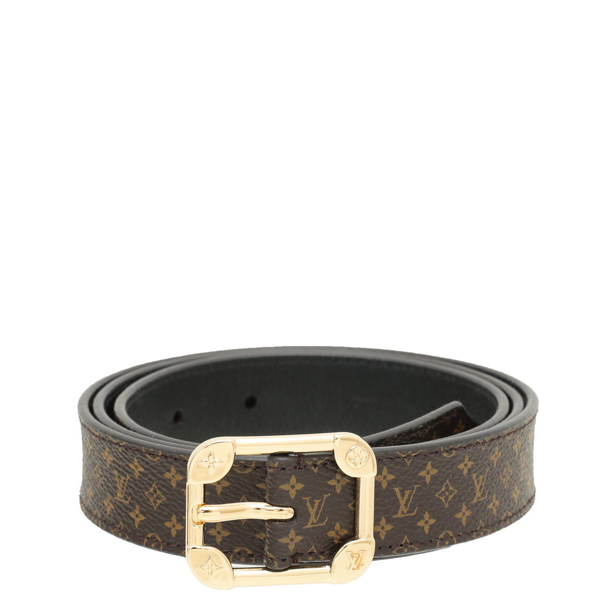 Louis Vuitton Bicolor Monogram Malletier 25mm Belt 36-Louis Vuitton-THE CLOSET