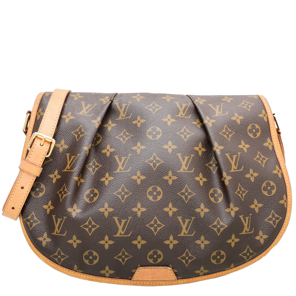Louis Vuitton Brown Monogram Menilmontant MM Bag-Louis Vuitton-THE CLOSET