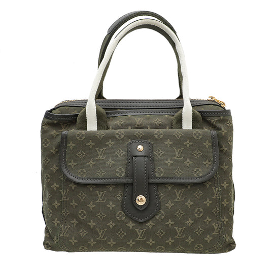 Louis Vuitton Olive Green Monogram Mini Lin Sac Mary Kate Bag