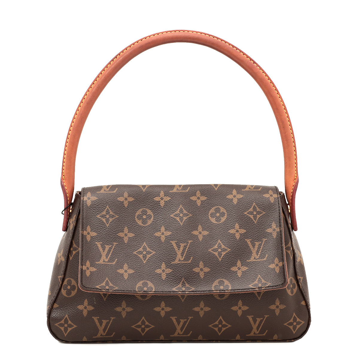 Louis Vuitton Brown Monogram Mini Looping Bag-Louis Vuitton-THE CLOSET