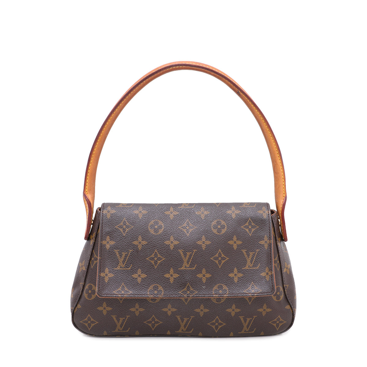 Louis Vuitton Brown Monogram Mini Looping Bag-Louis Vuitton-THE CLOSET