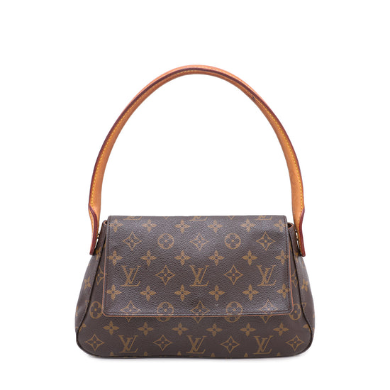 Louis Vuitton Brown Monogram Mini Looping Bag