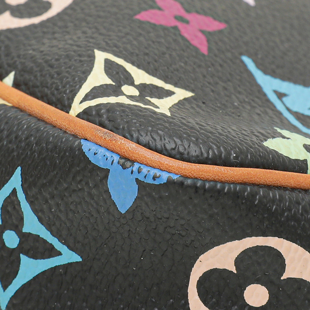 Louis Vuitton Black Monogram Multicolor Pochette Accessories Bag-Louis Vuitton-THE CLOSET