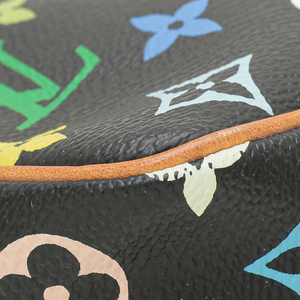 Louis Vuitton Black Monogram Multicolor Pochette Accessories Bag-Louis Vuitton-THE CLOSET