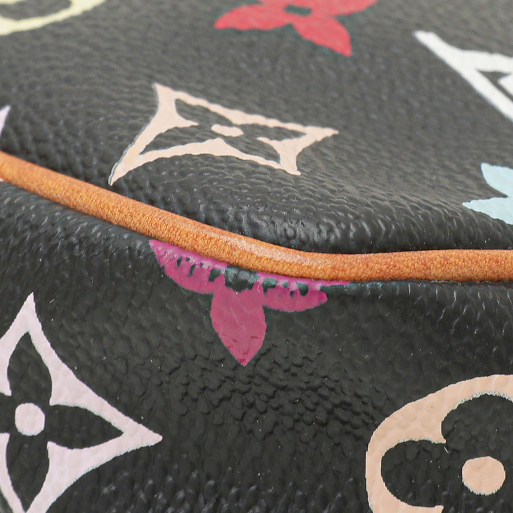 Louis Vuitton Black Monogram Multicolor Pochette Accessories Bag-Louis Vuitton-THE CLOSET