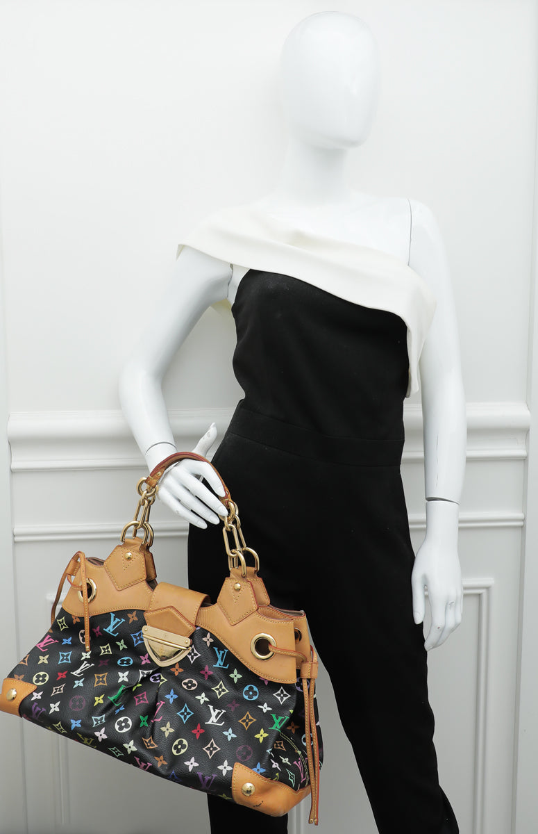 Louis Vuitton White Monogram Multicolor Greta Bag - Yoogi's Closet