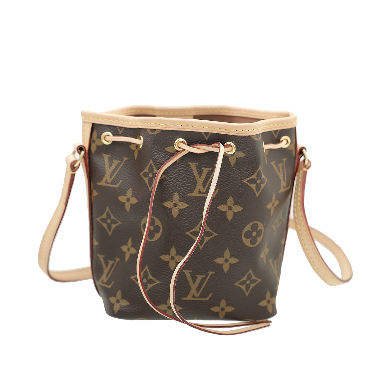Louis Vuitton Brown Monogram Nano Noe Bag-Louis Vuitton-THE CLOSET