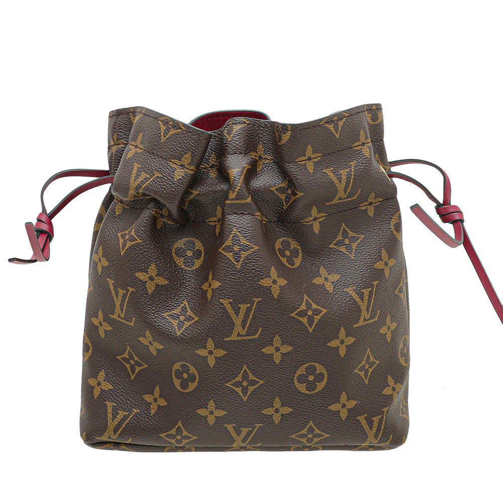 Louis Vuitton Bicolor Monogram Noe Pouch-Louis Vuitton-THE CLOSET