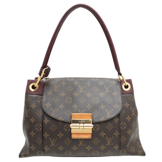 Louis Vuitton Olympe Monogram Aurore Brown Coated Canvas
