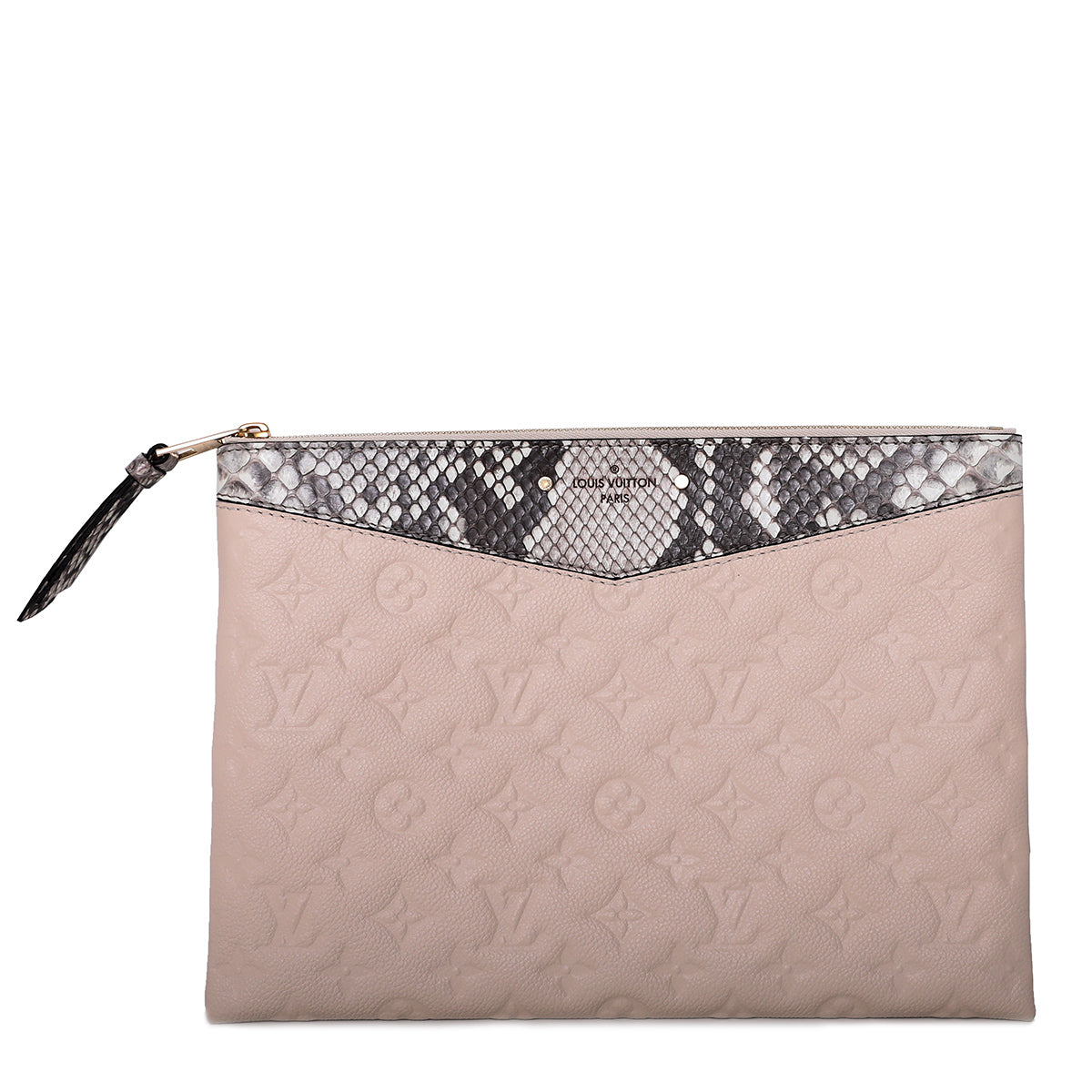 Louis Vuitton Ivory Empreinte Monogram Python Daily Pouch – THE CLOSET