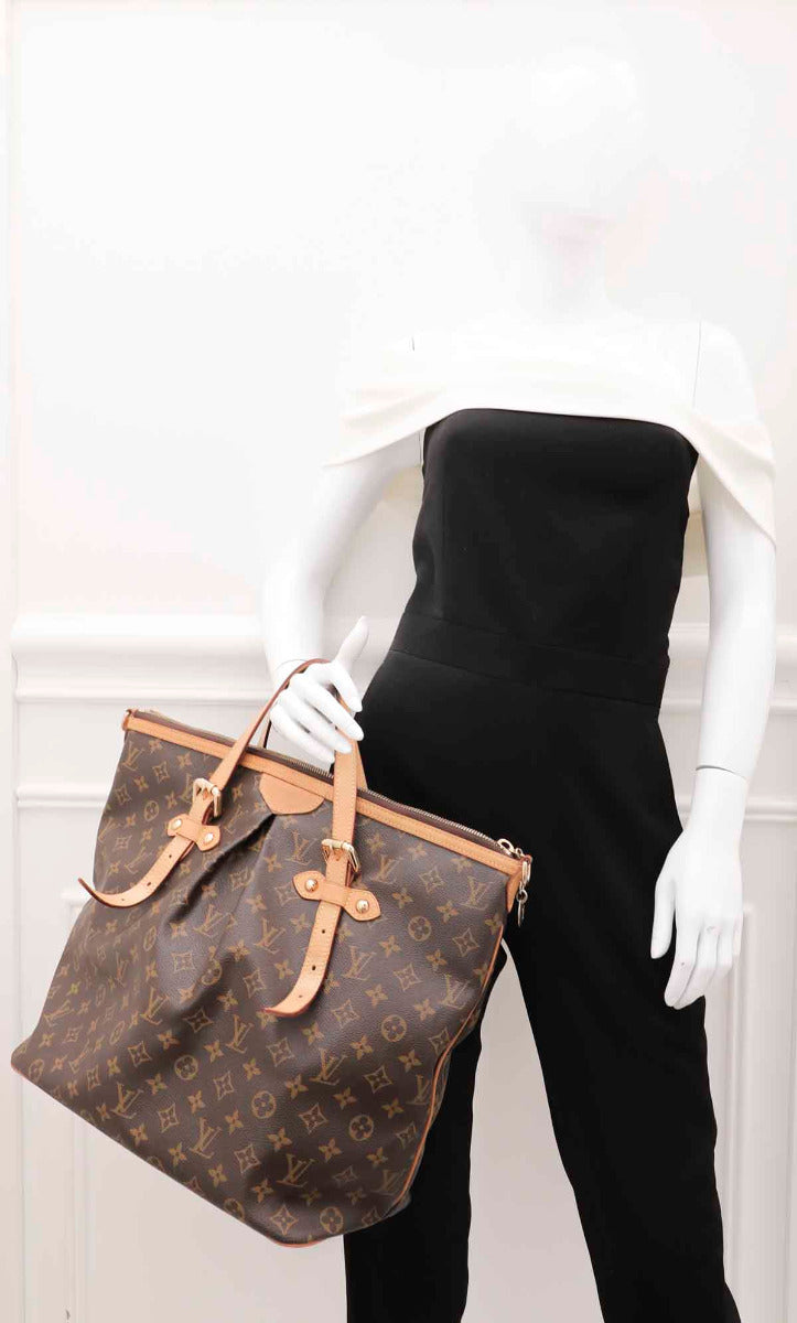 Louis Vuitton Brown Monogram Palermo GM Bag-Louis Vuitton-THE CLOSET
