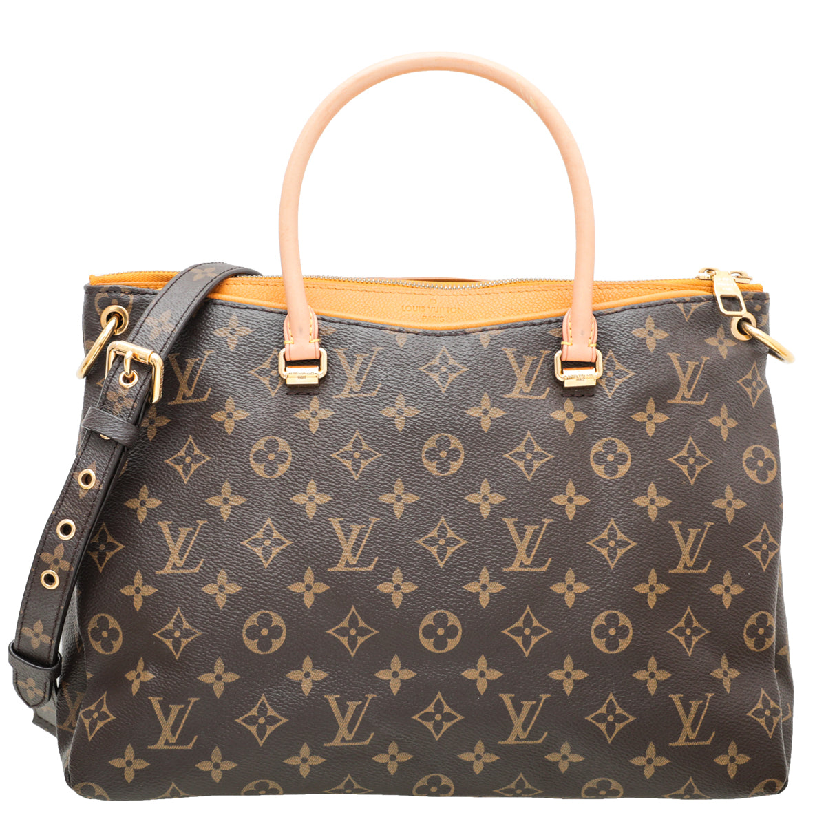 Louis-Vuitton Monogram Pallas-2Way-Bag