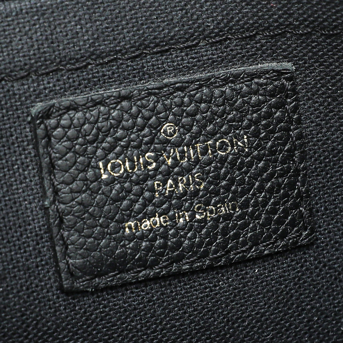 Louis Vuitton Clutch Crossbody Pallas Black Monogram Canvas