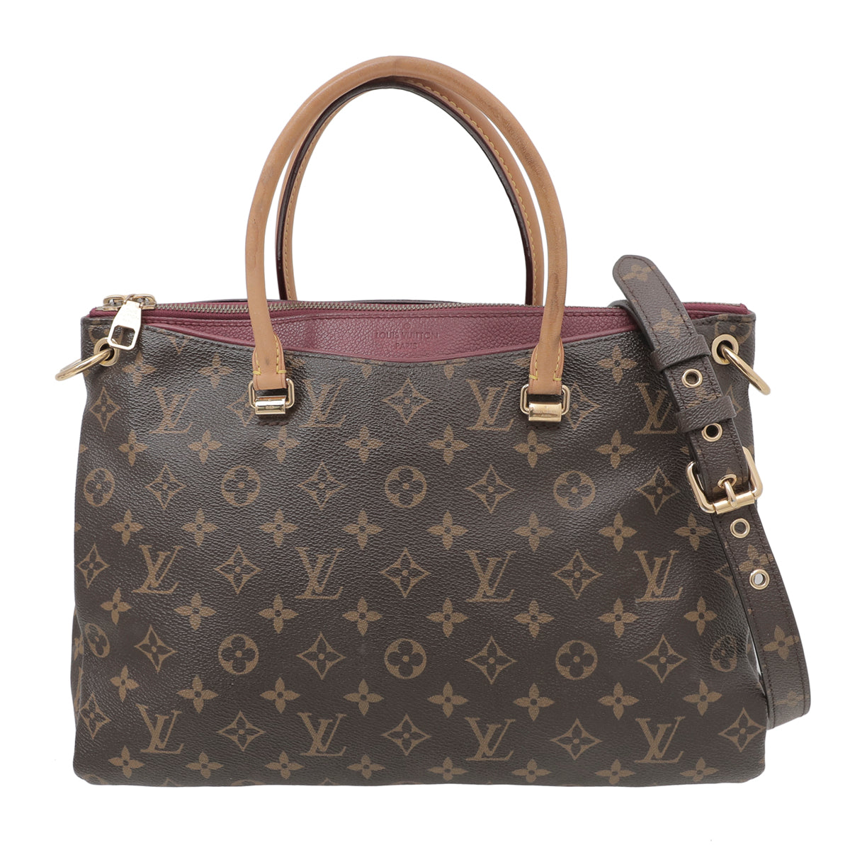 Louis Vuitton Raisin Monogram Pallas MM Bag-Louis Vuitton-THE CLOSET