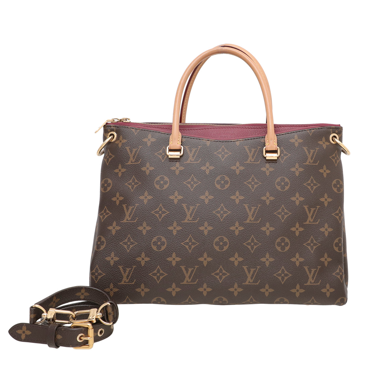 Louis Vuitton Bicolor Monogram Pallas Tote MM Bag-Louis Vuitton-THE CLOSET