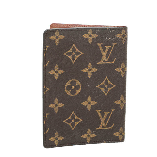 Louis Vuitton Monogram Passport Cover W- I.Z.M Initials