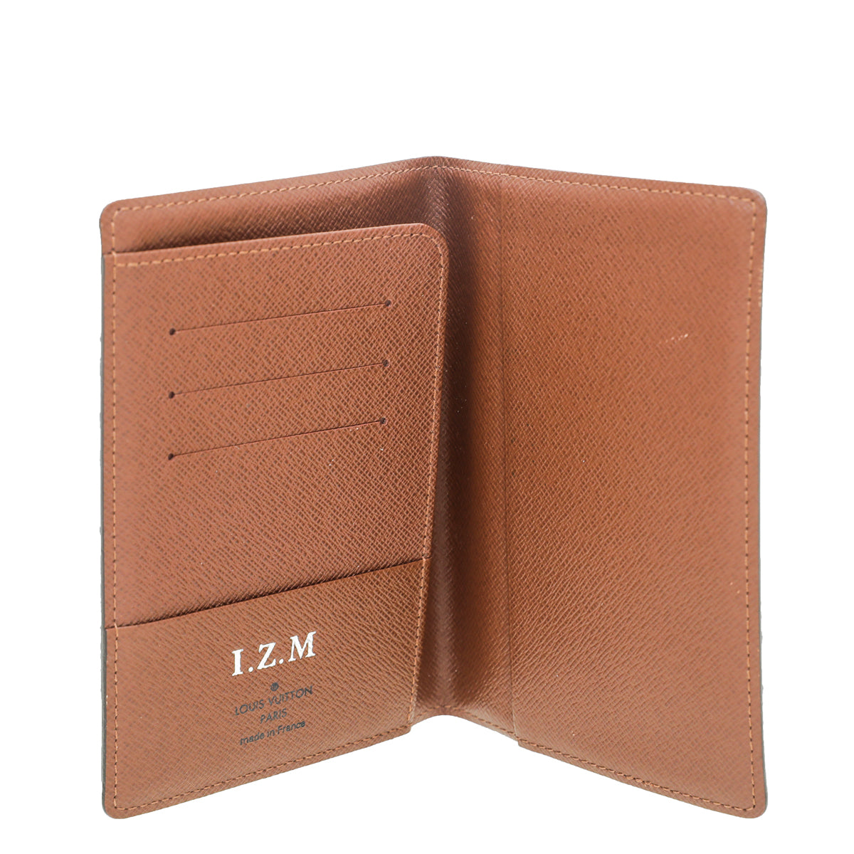 Louis Vuitton Monogram Passport Cover W- I.Z.M Initials-Louis Vuitton-THE CLOSET