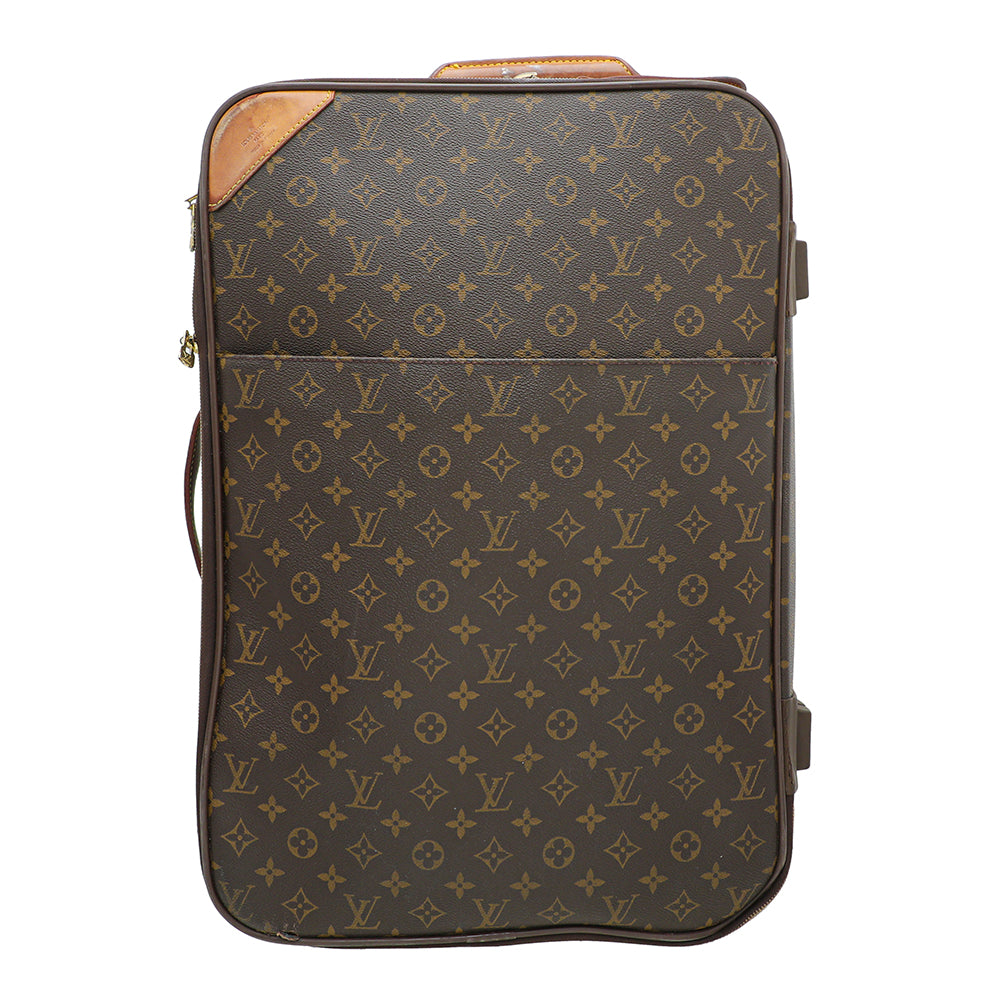 Louis Vuitton Brown Monogram Pegase 55 Bag-Louis Vuitton-THE CLOSET