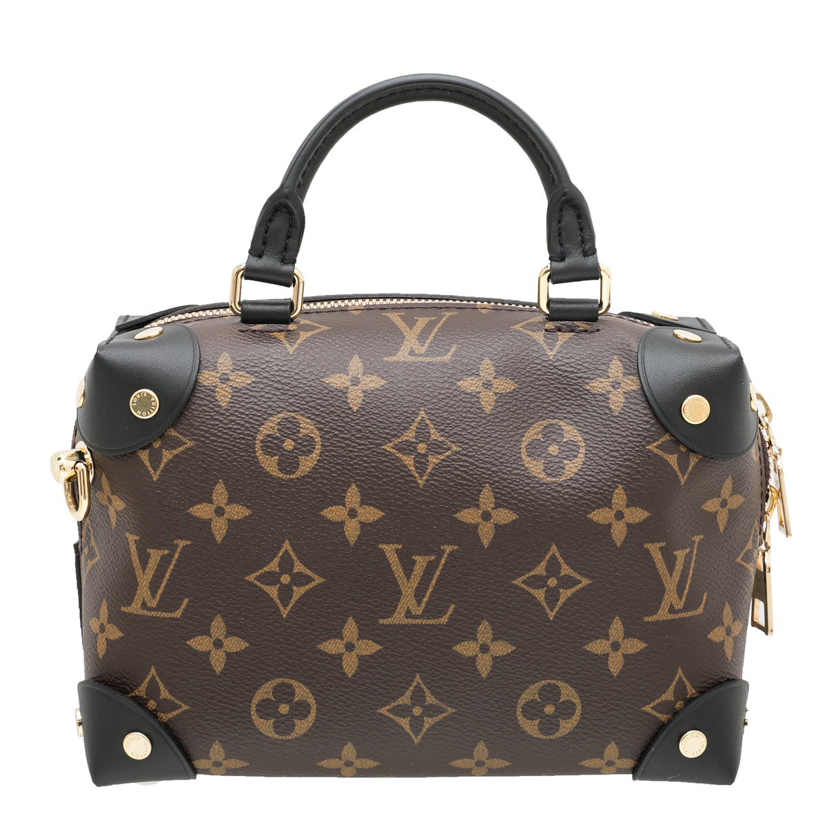Louis Vuitton Black Monogram Petite Malle Souple Bag-Louis Vuitton-THE CLOSET