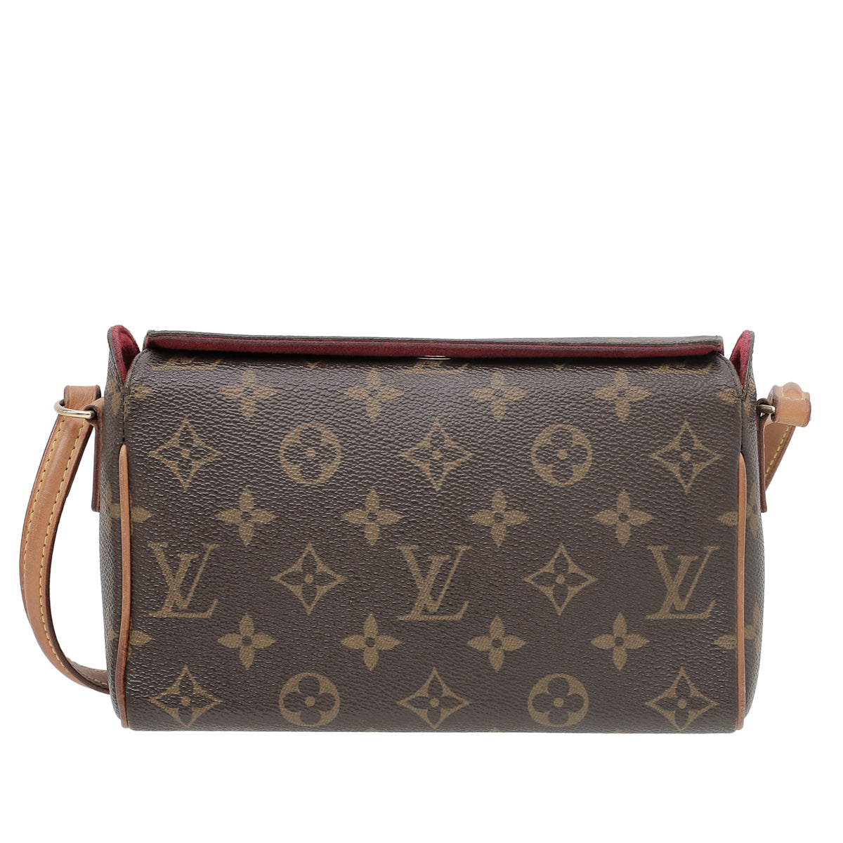 Recital leather handbag Louis Vuitton Brown in Leather - 28019510