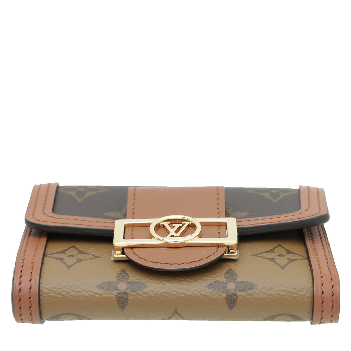 Louis Vuitton Monogram Reverse Dauphine Compact Wallet-Louis Vuitton-THE CLOSET
