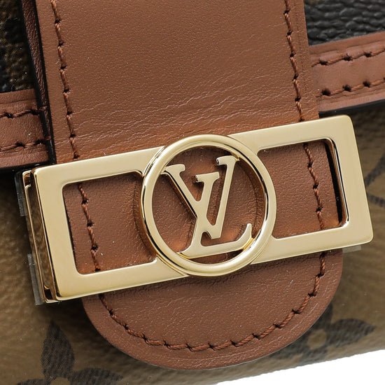 Louis Vuitton 【LOUIS VUITTON】DAUPHINE COMPACT WALLET Monogram Brawn M68725