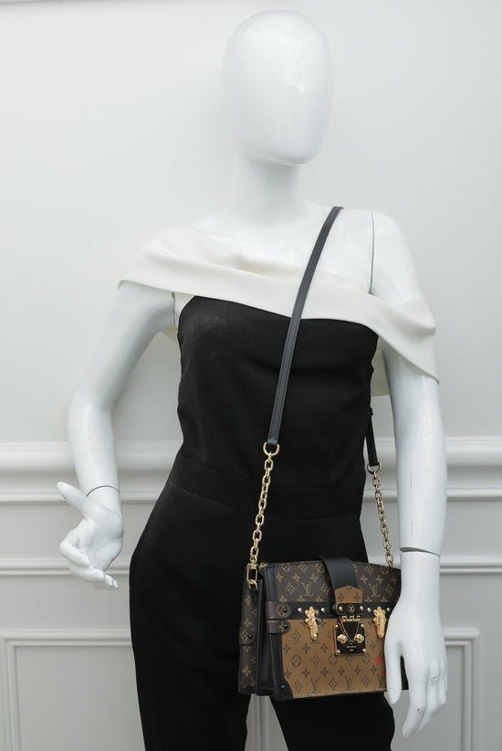 Louis Vuitton Monogram Reverse Trunk Clutch Bag
