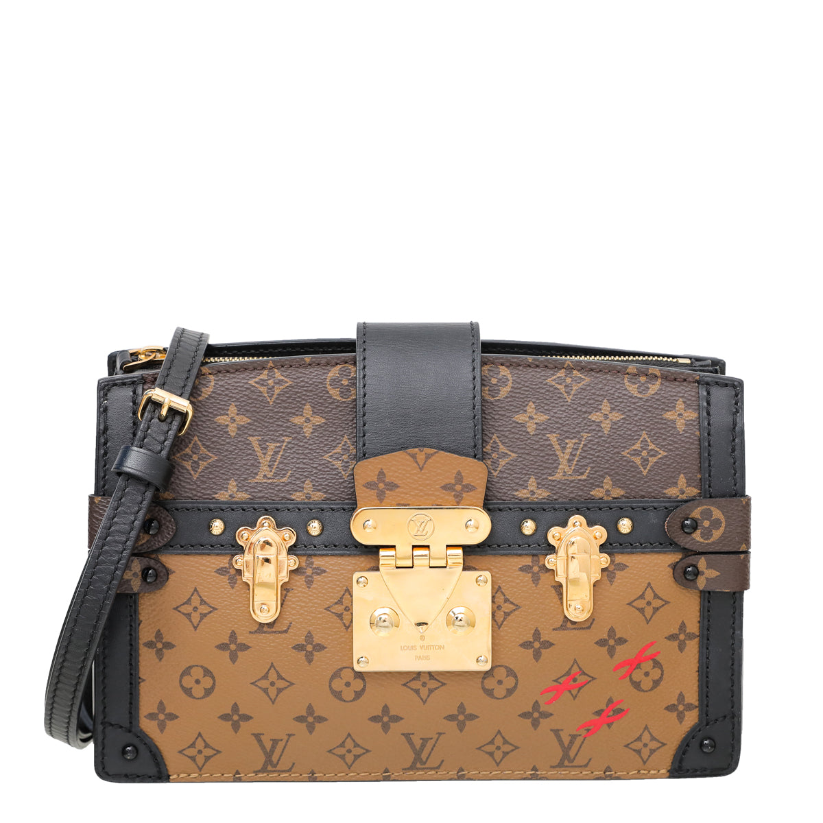 Louis Vuitton Monogram Reverse Trunk Clutch Bag-Louis Vuitton-THE CLOSET
