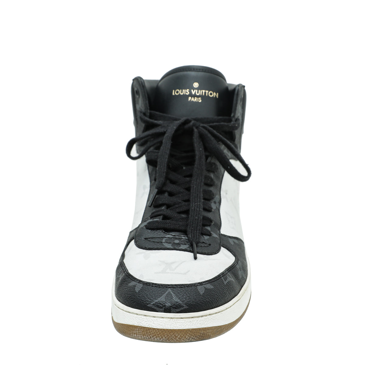 Louis Vuitton Tricolor Monogram Rivoli Sneaker Boot 8.5-Louis Vuitton-THE CLOSET