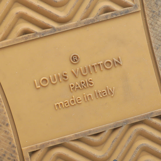 Louis Vuitton Tricolor Monogram Rivoli Sneaker 8.5 – The Closet
