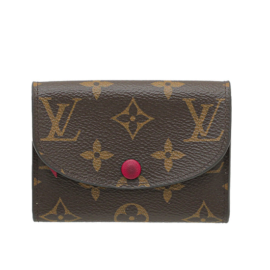 Louis Vuitton Monogram Rosalie Coin Purse Fuchsia 601302