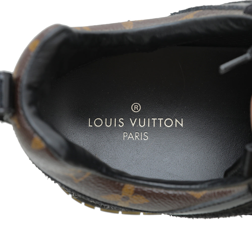 Louis Vuitton Bicolor Monogram Run Away Trainer Sneaker 39.5-Louis Vuitton-THE CLOSET