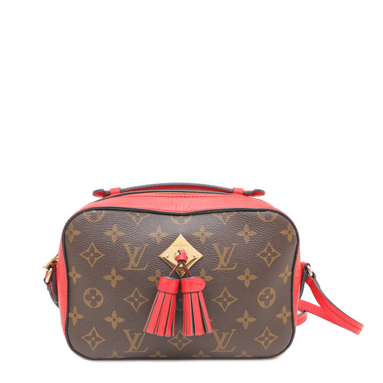 Louis Vuitton Coquelicot Monogram Saintonge Bag