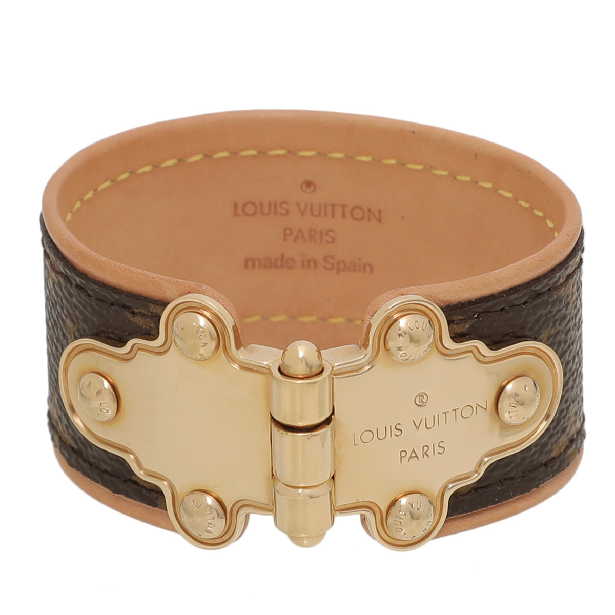 Louis Vuitton Brown Monogram Save It Bracelet-Louis Vuitton-THE CLOSET