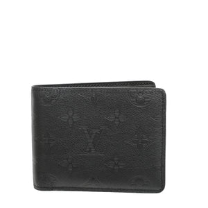 Louis Vuitton Black Monogram Shadow Multiple Wallet