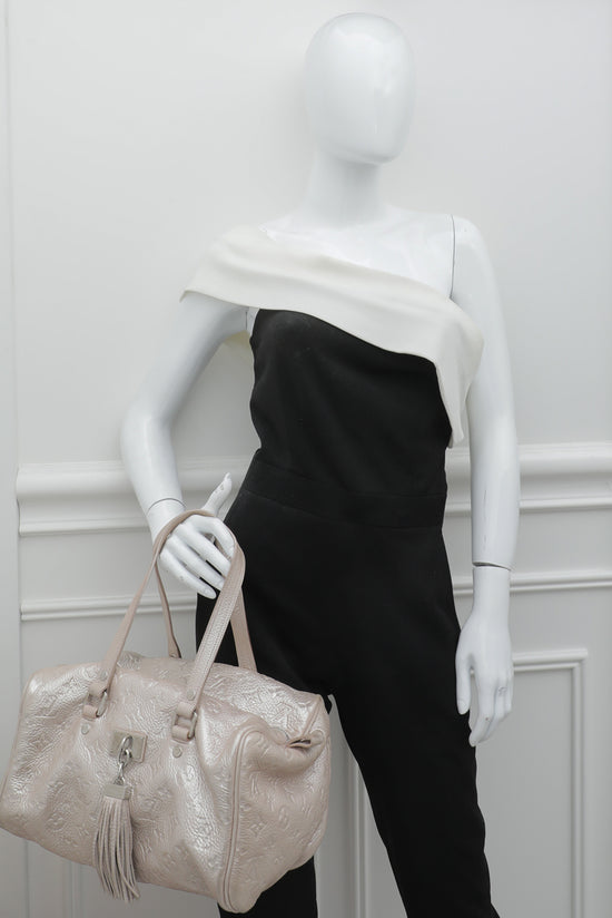 Louis Vuitton Shimmer Peach Monogram Comete Bag – The Closet