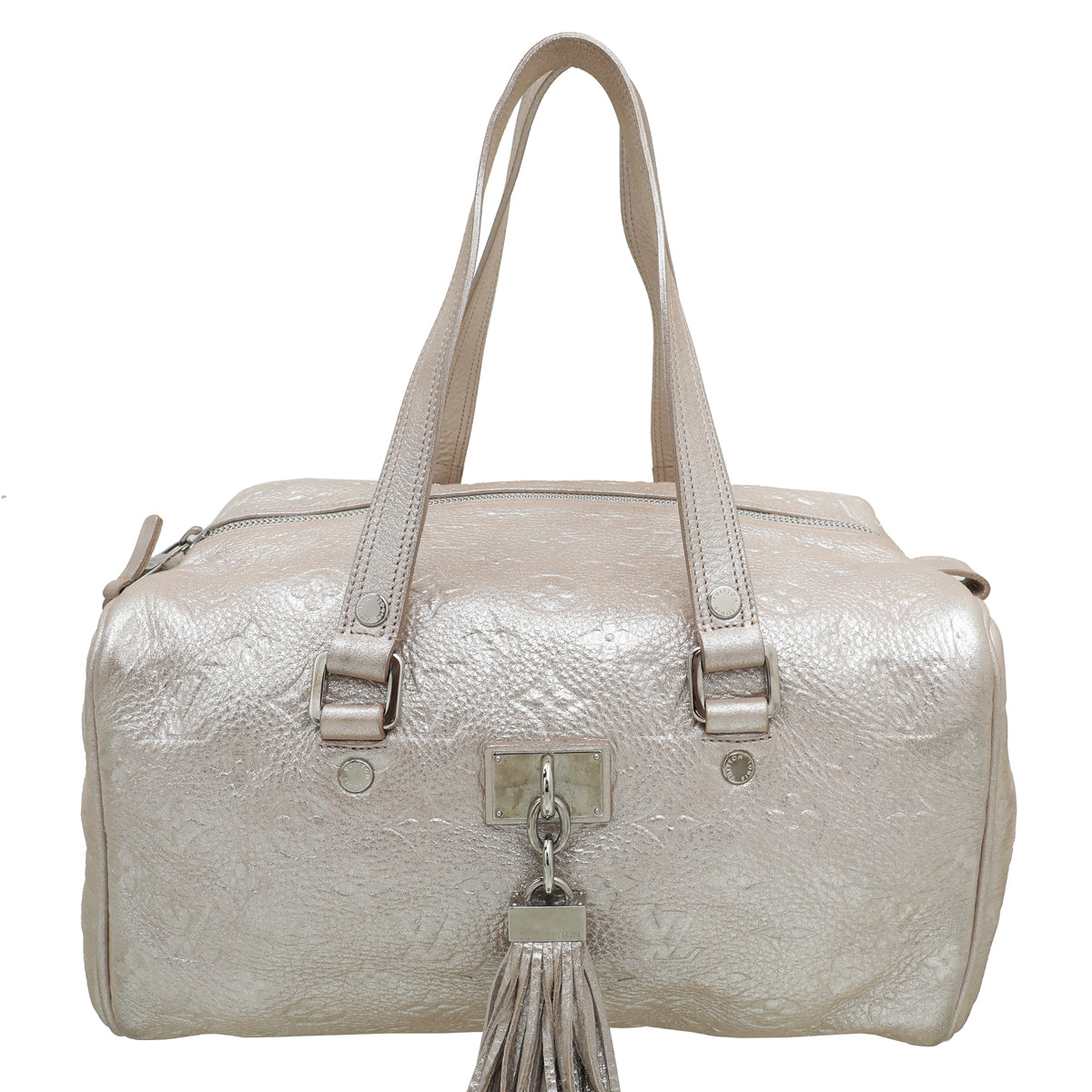 Louis Vuitton Shimmer Peach Monogram Comete Bag