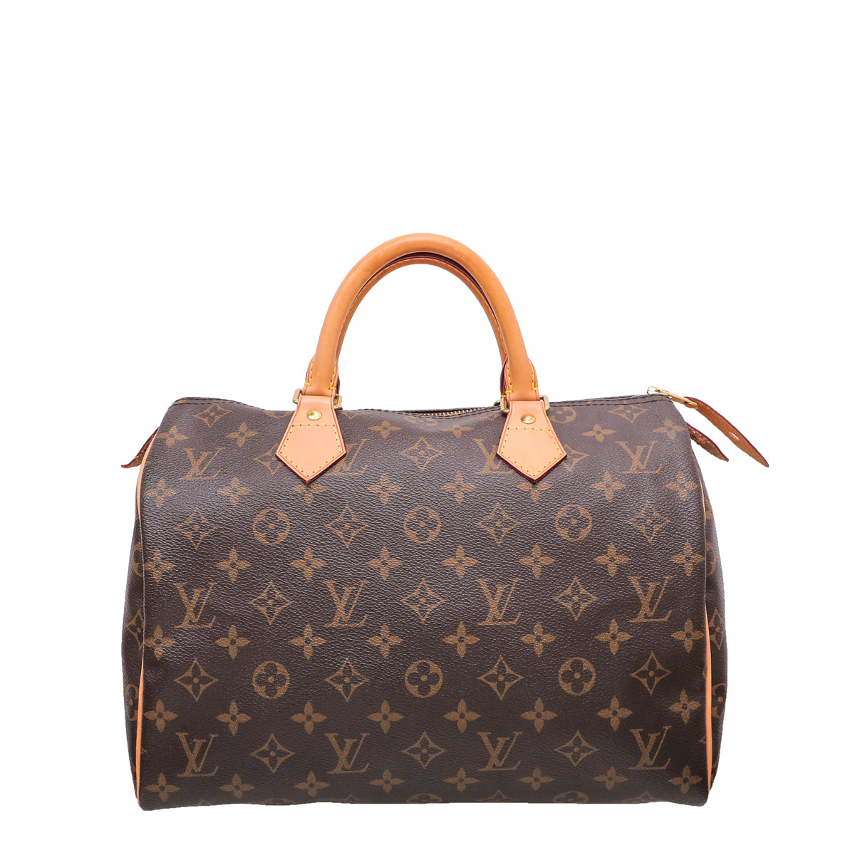 Louis Vuitton Brown Monogram Speedy 30 Bag-Louis Vuitton-THE CLOSET