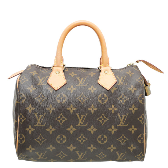 Louis Vuitton Brown Monogram Speedy 25 Bag